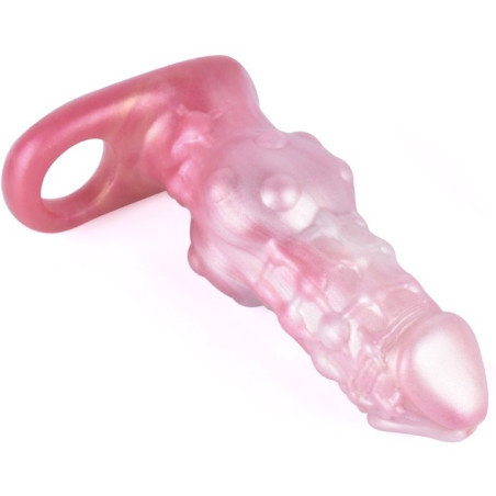 Gaine de pénis Monster TOADIX 17 x 6cm Rose