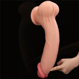 Gode réaliste XL SLISING SKIN 27 cm pour du pur kiff anal