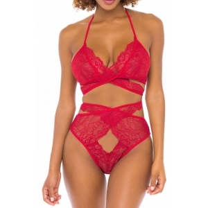 Ensemble CHARLENA 2 Pièces Rouge