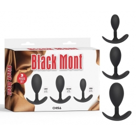 Kit de 3 Plugs avec bille TRAINER MONT Noirs 2