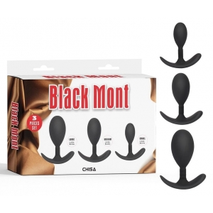 Kit de 3 Plugs avec bille TRAINER MONT Noirs