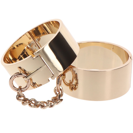 Menottes en métal SLAVE WRIST Taboom Dorées