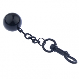 Ballstretcher en métal avec Boules TESTICLE M 32mm - Hauteur 20mm - Poids 435g Noir 2
