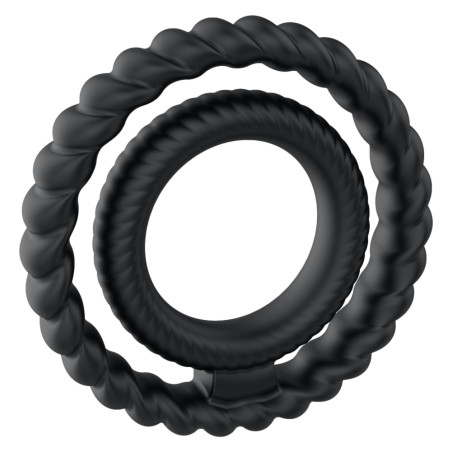 Double Anneau pénien DUAL RING Dorcel 43mm