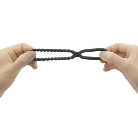 Double Anneau pénien DUAL RING Dorcel 43mm