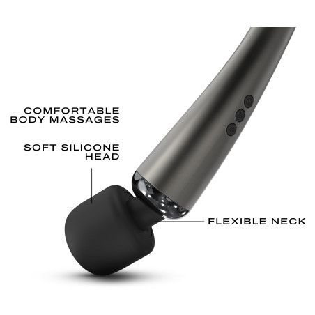 Wand MEGAWAND Dorcel | Tête 55mm Argenté