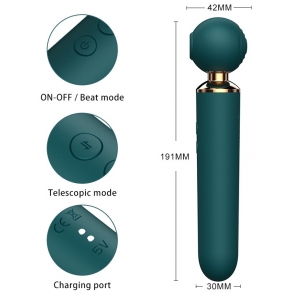 Stimulateur de Clitoris et Point G BUDDING Vert