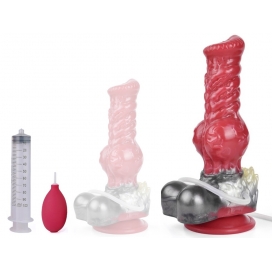 Gode furry éjaculateur WOLF SQUIRT M 21 x 7.5 cm de  Bad Wolf