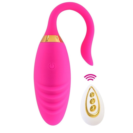 Oeuf vibrant FELINO 7.5 x 3cm Rose 
