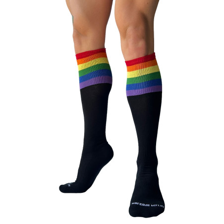 Chaussettes hautes PRIDE FOOTBALL Noires