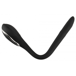 Plug Pénis vibrant en silicone BENDY 10 cm