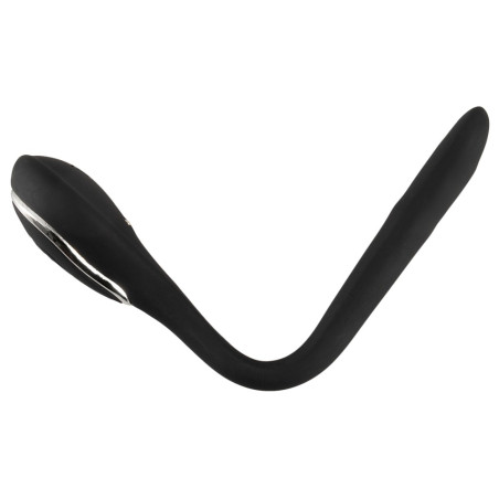 Plug Pénis vibrant en silicone BENDY 10 cm