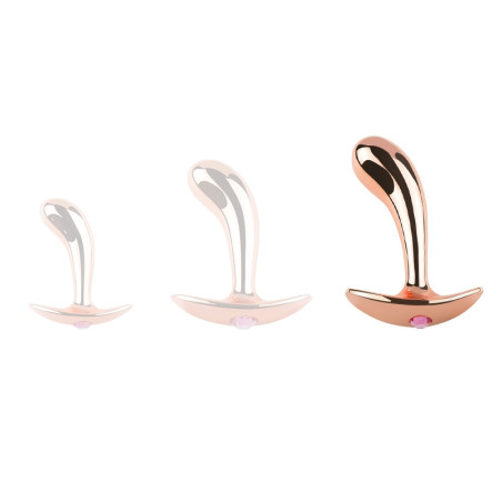 Plug bijou en métal INCURVE L 12 x 3.5cm