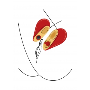 Stimulateur de clitoris HEARTBREAKER Rouge