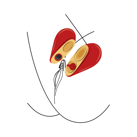 Stimulateur de clitoris HEARTBREAKER Rouge