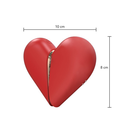 Stimulateur de clitoris HEARTBREAKER Rouge