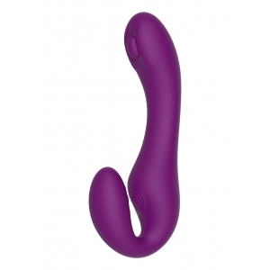 Stimulateur de point G STRAPLESS STRAP-ON 13 x 3.5cm Violet