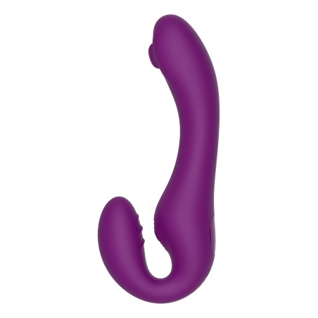 Stimulateur de point G STRAPLESS STRAP-ON 13 x 3.5cm Violet