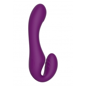 Stimulateur de point G STRAPLESS STRAP-ON 13 x 3.5cm Violet
