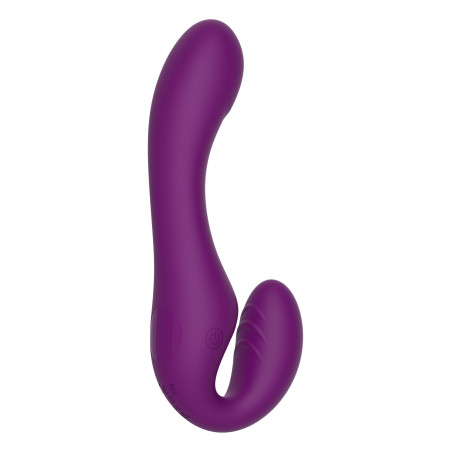 Stimulateur de point G STRAPLESS STRAP-ON 13 x 3.5cm Violet