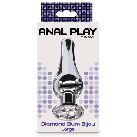 Plug bijou anal DIAMOND BUM L 12 x 4.1cm