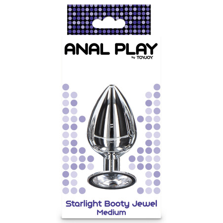 Plug Bijou anal STARLIGHT BOOTY M 7.5 x 3.3cm
