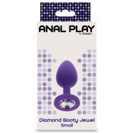 Plug Bijou DIAMOND BOOTY S 6 x 2.8cm Violet 2