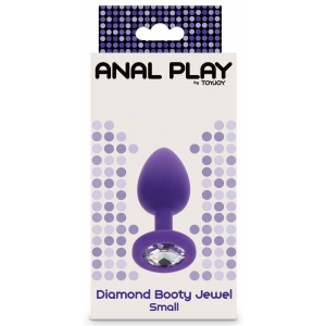 Plug Bijou DIAMOND BOOTY S 6 x 2.8cm Violet