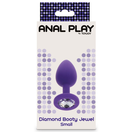Plug Bijou DIAMOND BOOTY S 6 x 2.8cm Violet