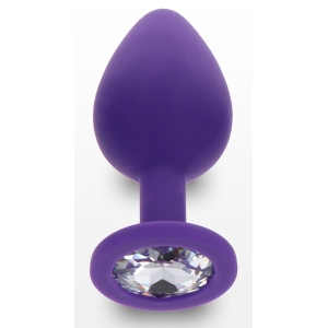 Plug Bijou DIAMOND BOOTY M 7 x 3.5cm Violet