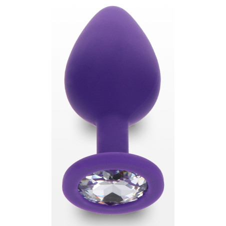 Plug Bijou DIAMOND BOOTY M 7 x 3.5cm Violet