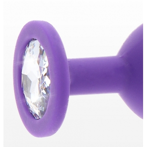 Plug Bijou DIAMOND BOOTY M 7 x 3.5cm Violet
