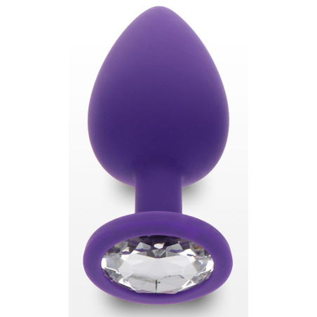 Plug Bijou DIAMOND BOOTY L 9 x 4cm Violet
