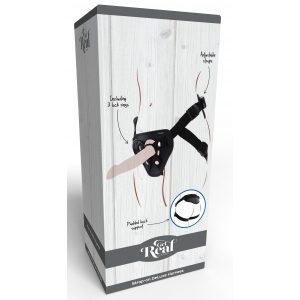 Harnais pour Gode ceinture STRAP-ON DELUXE Get Real Noir