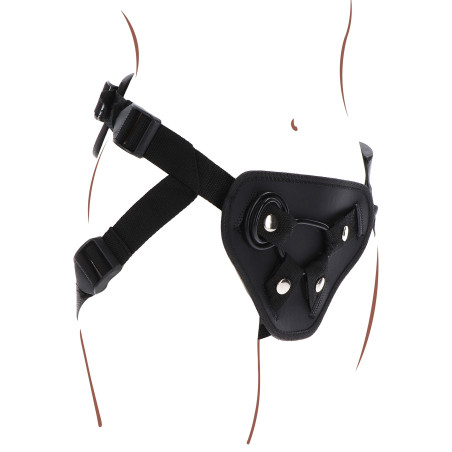 Harnais pour Gode ceinture STRAP-ON DELUXE Get Real Noir