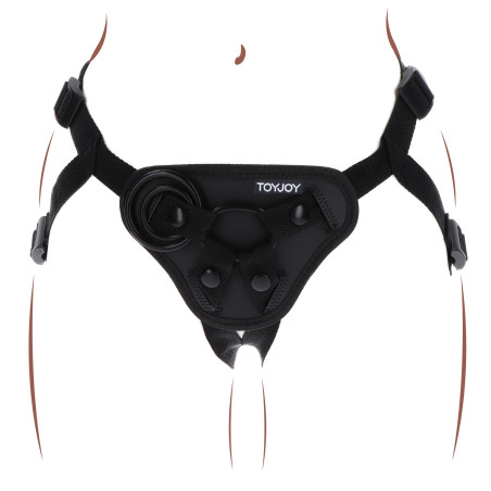 Harnais pour Gode ceinture STRAP-ON Get Real Noir