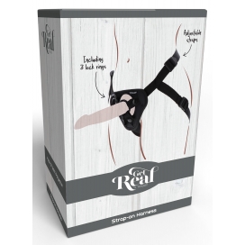 Harnais pour Gode ceinture STRAP-ON Get Real Noir 2