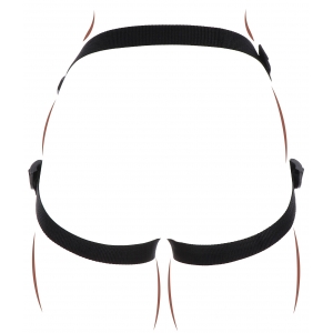 Harnais pour Gode ceinture STRAP-ON Get Real Noir