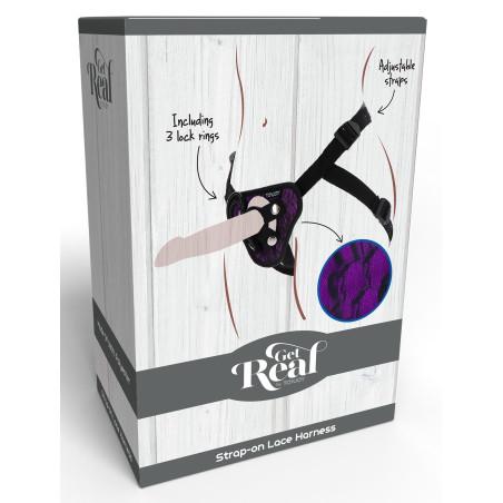 Harnais pour Gode ceinture STRAP-ON Get Real Violet