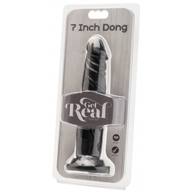 Gode noir GET REAL 18 x 3.8 cm : Simplicité, réalisme, Plaisir 2