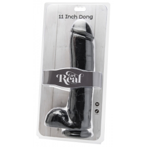 Gode XL MEGA TOMMY de 22 x 6cm Noir | L'anal à l'extrême