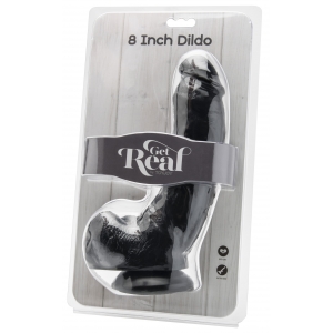 Gode noir GET REAL de 17 x 5cm | Réalisme et Plaisir