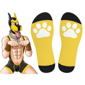 Chaussettes hautes BIG GOOD BOY Jaunes 2