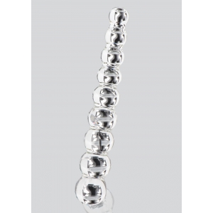 Gode en verre FROZEN FOUNTAIN 22 x 3.7 cm | Double sens