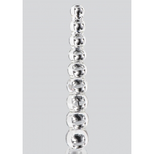 Gode en verre FROZEN FOUNTAIN 22 x 3.7 cm | Double sens