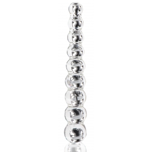Gode en verre FROZEN FOUNTAIN 22 x 3.7 cm | Double sens