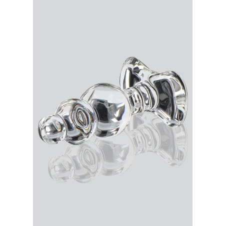 Plug en verre CRYSTAL JEWEL 9.5 x 3.5cm | Plaisir progressif