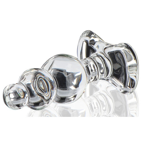 Plug en verre CRYSTAL JEWEL 9.5 x 3.5cm | Plaisir progressif