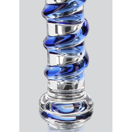 Gode en verre G-SPOT GEMSTONE 17 x 3.7cm | Plaisir et Fun