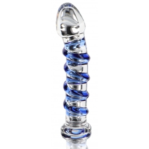 Gode en verre G-SPOT GEMSTONE 17 x 3.7cm | Plaisir et Fun